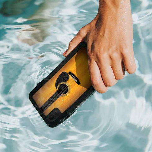Wood Guitar iPhone XR Waterproof Case