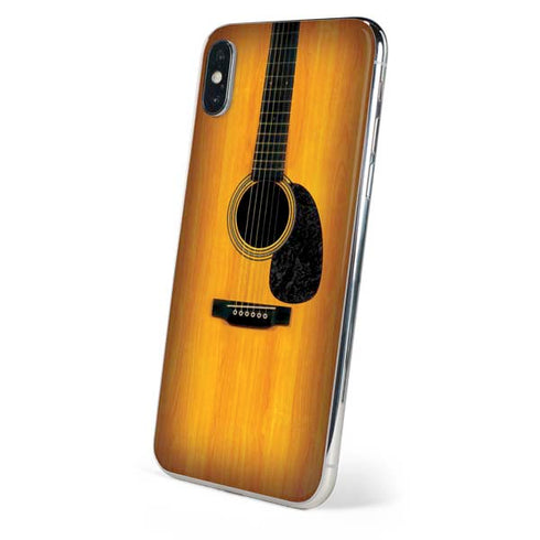 Wood Guitar iPhone XS Skin