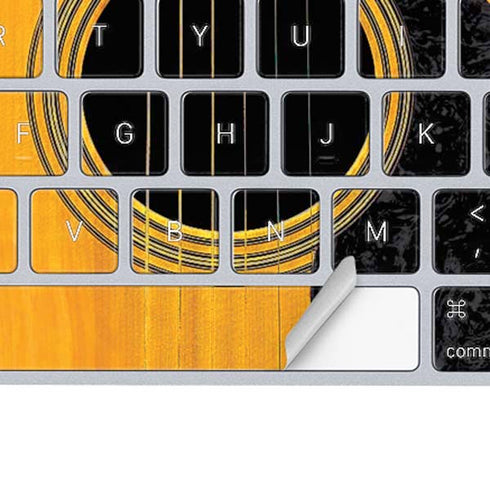 Wood Guitar Magic Keyboard Skin