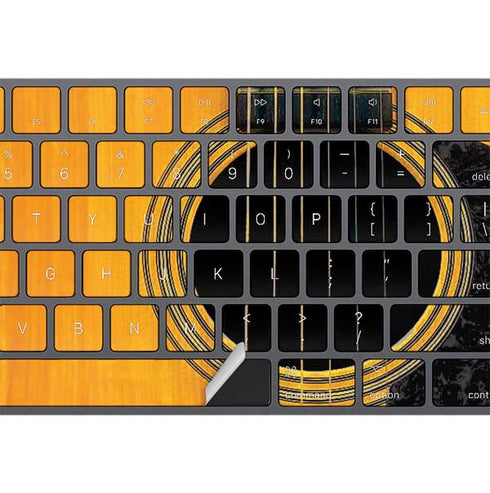 Wood Guitar Magic Keyboard with Numeric Keypad Skin