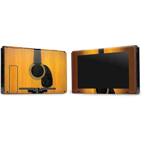 Wood Guitar Nintendo Switch Bundle Skin