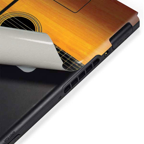 Wood Guitar Nintendo Switch Bundle Skin
