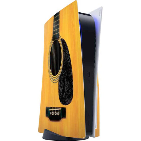 Wood Guitar PS5 Console Skin