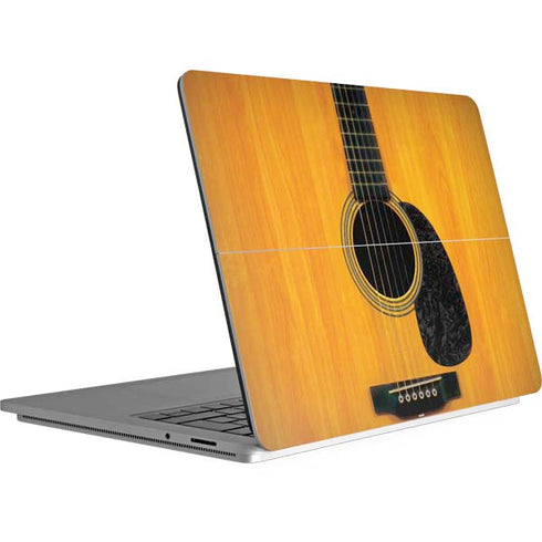 Wood Guitar Surface Laptop Studio Skin
