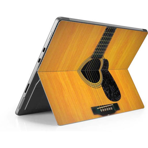 Wood Guitar Surface Pro 9 Skin