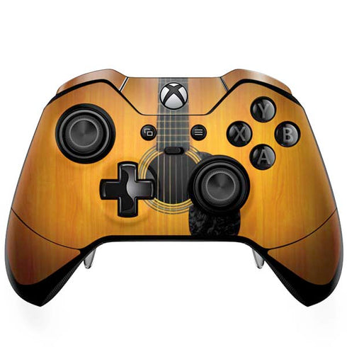 Wood Guitar Xbox One Elite Controller Skin
