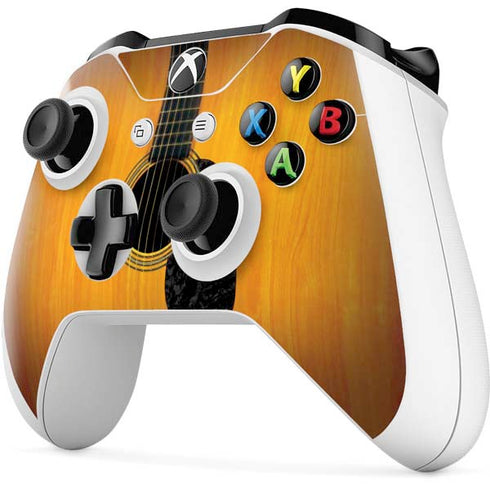 Wood Guitar Xbox One S All-Digital Edition Bundle Skin