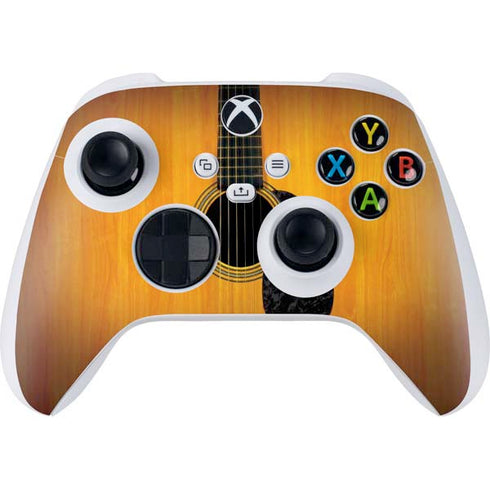 Wood Guitar Xbox Series S Controller Skin