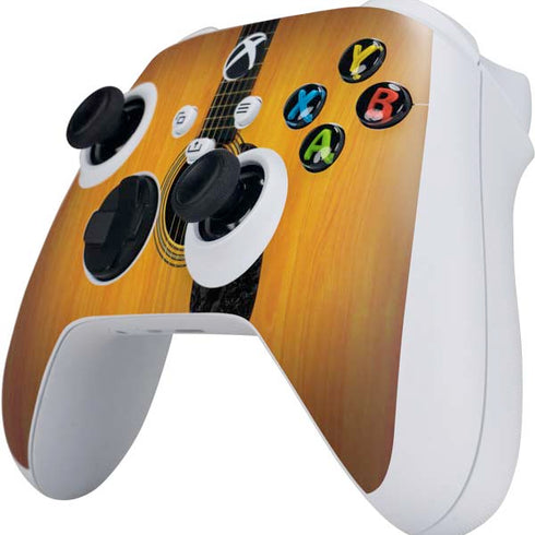 Wood Guitar Xbox Series S Controller Skin