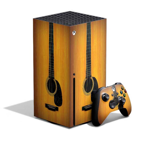 Wood Guitar Xbox Series X Bundle Skin
