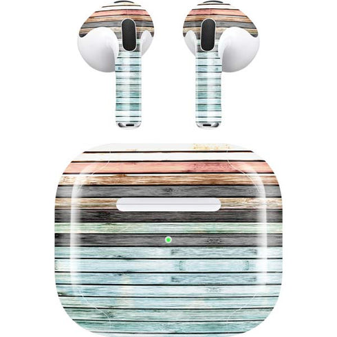 Wooden Stripes Apple AirPods (3rd Gen 2021) Skin