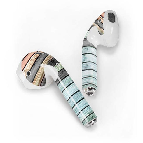 Wooden Stripes Apple AirPods Skin