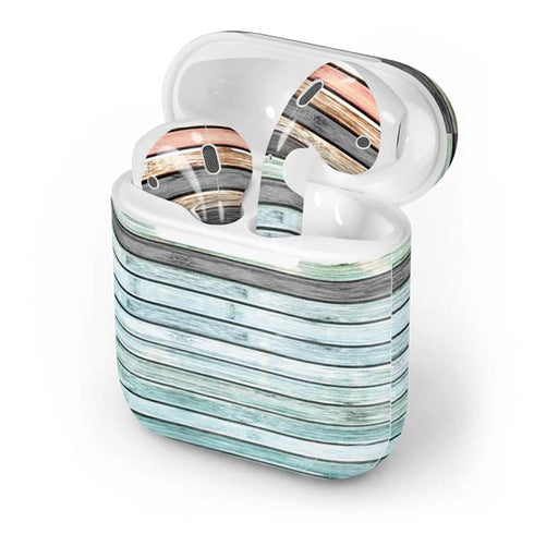 Wooden Stripes Apple AirPods Skin