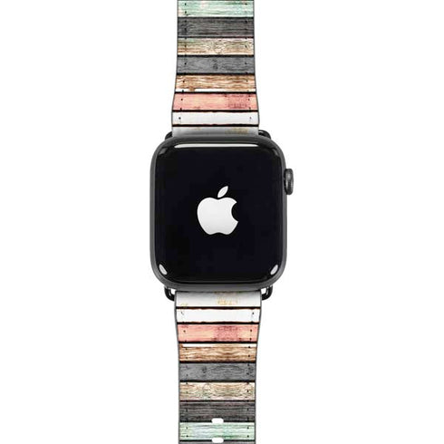 Wooden Stripes Apple Watch Band 42-44mm
