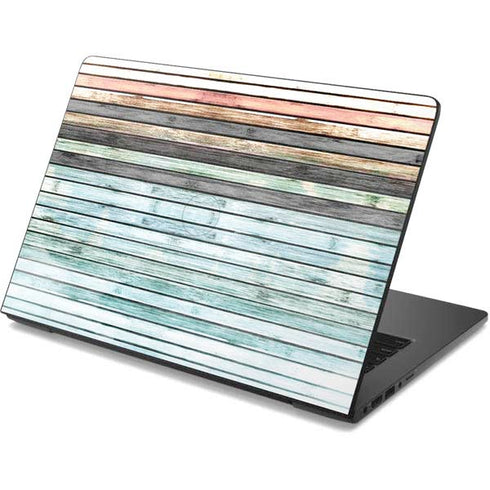 Wooden Stripes Dell Chromebook Skin