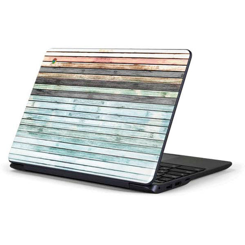Wooden Stripes Samsung Chromebook Skin