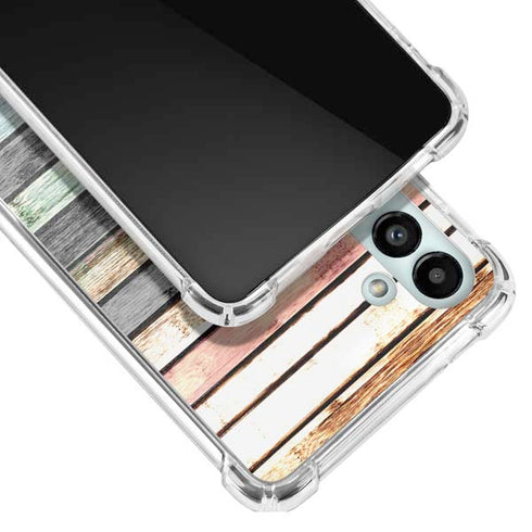 Wooden Stripes Galaxy A13 5G Clear Case