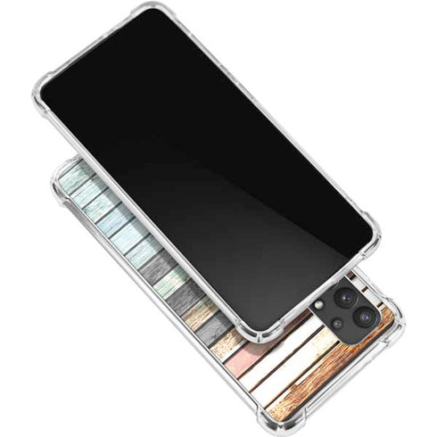Wooden Stripes Galaxy A32 5G Clear Case