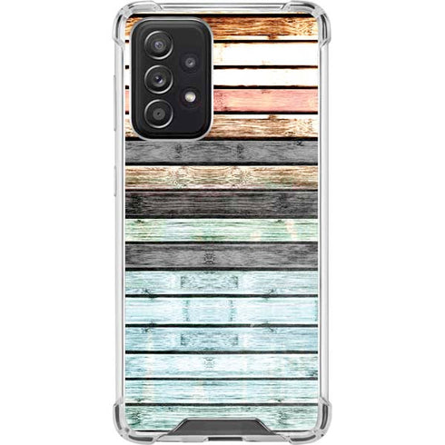 Wooden Stripes Galaxy A52 5G Clear Case