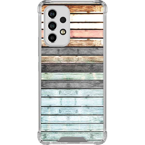 Wooden Stripes Galaxy A53 5G Clear Case