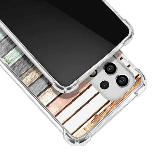 Wooden Stripes Galaxy A53 5G Clear Case