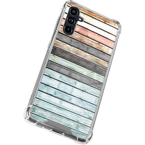 Wooden Stripes Galaxy A54 5G Clear Case