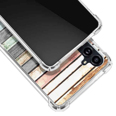 Wooden Stripes Galaxy A54 5G Clear Case