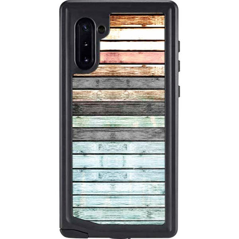 Wooden Stripes Galaxy Note 10 Waterproof Case
