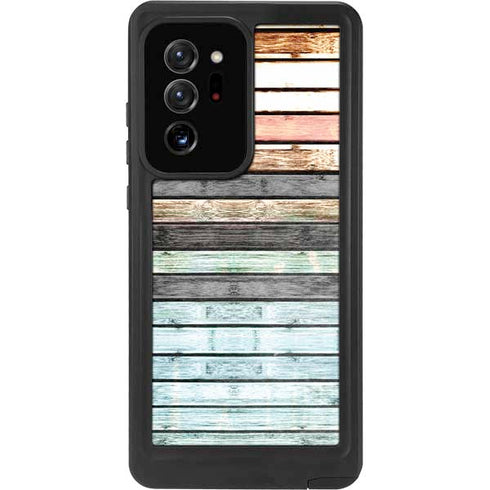 Wooden Stripes Galaxy Note20 Ultra 5G Waterproof Case