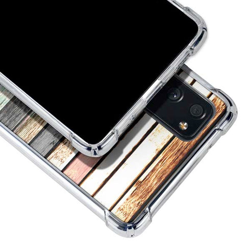 Wooden Stripes Galaxy S20 FE Clear Case