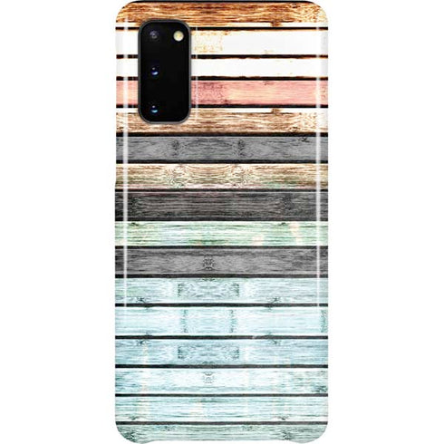 Wooden Stripes Galaxy S20 Lite Case
