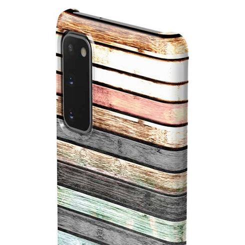 Wooden Stripes Galaxy S20 Lite Case