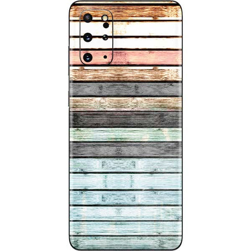 Wooden Stripes Galaxy S20 Plus Skin