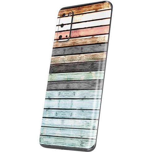 Wooden Stripes Galaxy S20 Skin