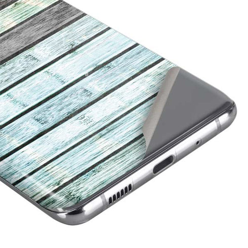 Wooden Stripes Galaxy S20 Skin