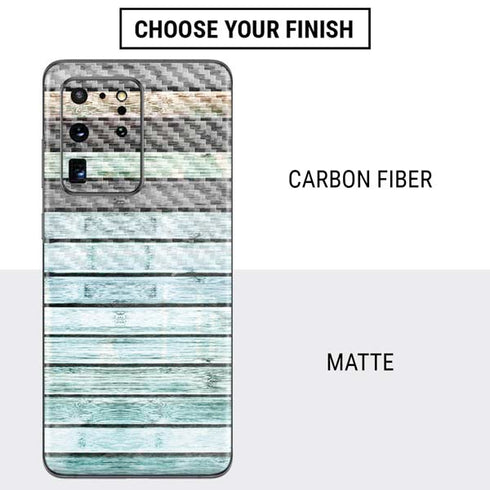 Wooden Stripes Galaxy S20 Ultra 5G Skin