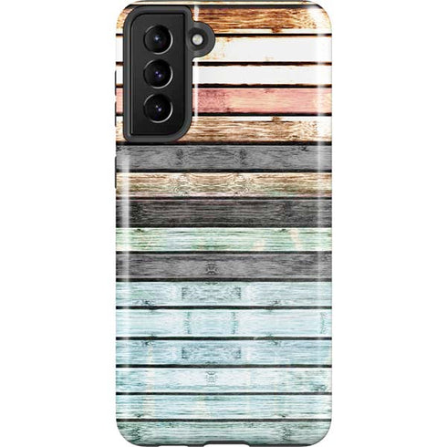 Wooden Stripes Galaxy S21 Plus 5G Pro Case