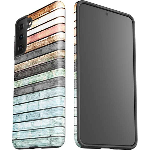 Wooden Stripes Galaxy S21 Plus 5G Pro Case