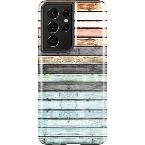 Wooden Stripes Galaxy S21 Ultra 5G Pro Case