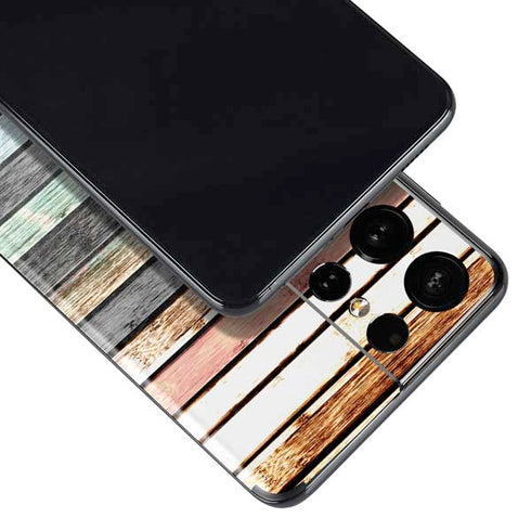 Wooden Stripes Galaxy S21 Ultra 5G Skin