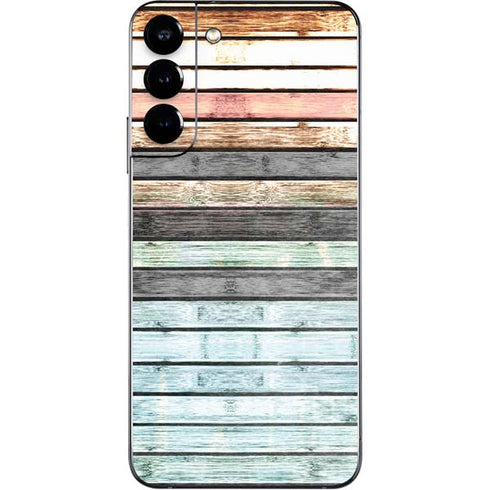 Wooden Stripes Galaxy S22 Plus Skin