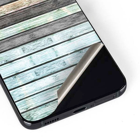 Wooden Stripes Galaxy S22 Plus Skin