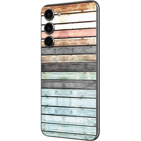 Wooden Stripes Galaxy S23 Plus Skin