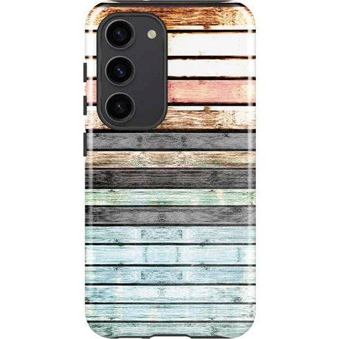 Wooden Stripes Galaxy S23 Pro Case