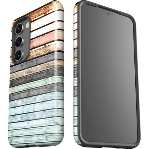 Wooden Stripes Galaxy S23 Pro Case