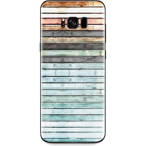 Wooden Stripes Galaxy S8 Plus Skin