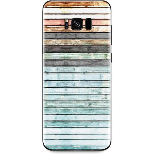Wooden Stripes Galaxy S8 Skin