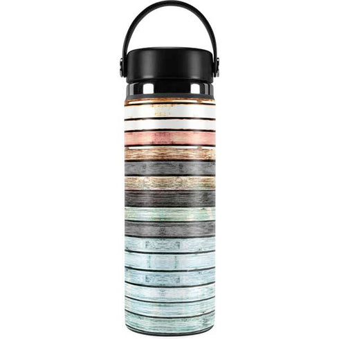 Wooden Stripes Hydro Flask 20oz Wide Mouth Skin