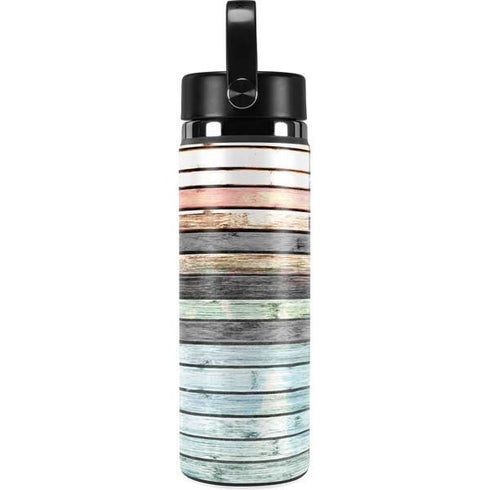 Wooden Stripes Hydro Flask 20oz Wide Mouth Skin
