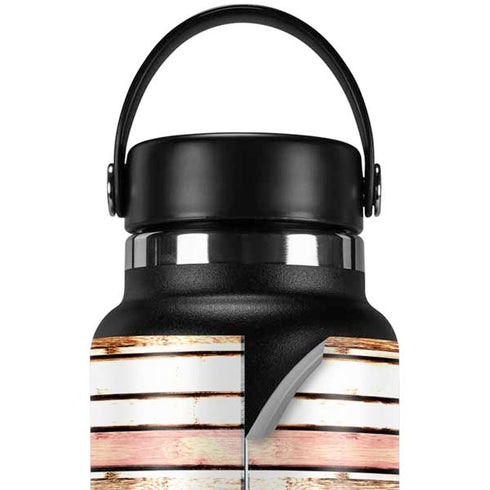 Wooden Stripes Hydro Flask 32oz Wide Mouth Skin